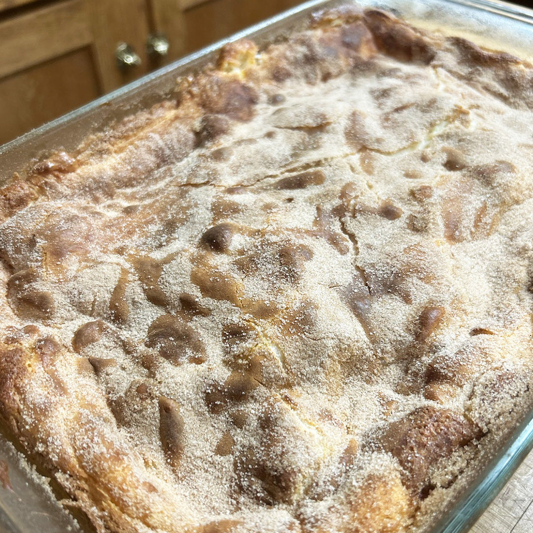 Peaches &amp; Cream Cake
 &ndash; Walnut Creek Cheese &amp; Market