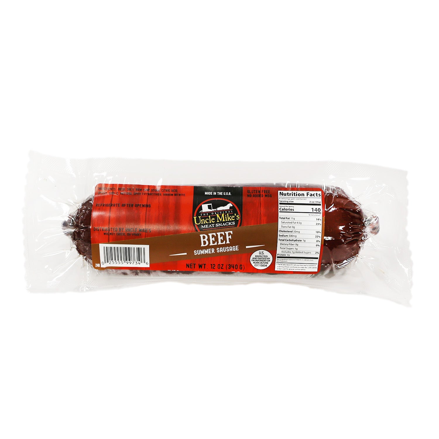 Summer Sausage - Uncle Mike's – Walnut Creek Cheese & Market