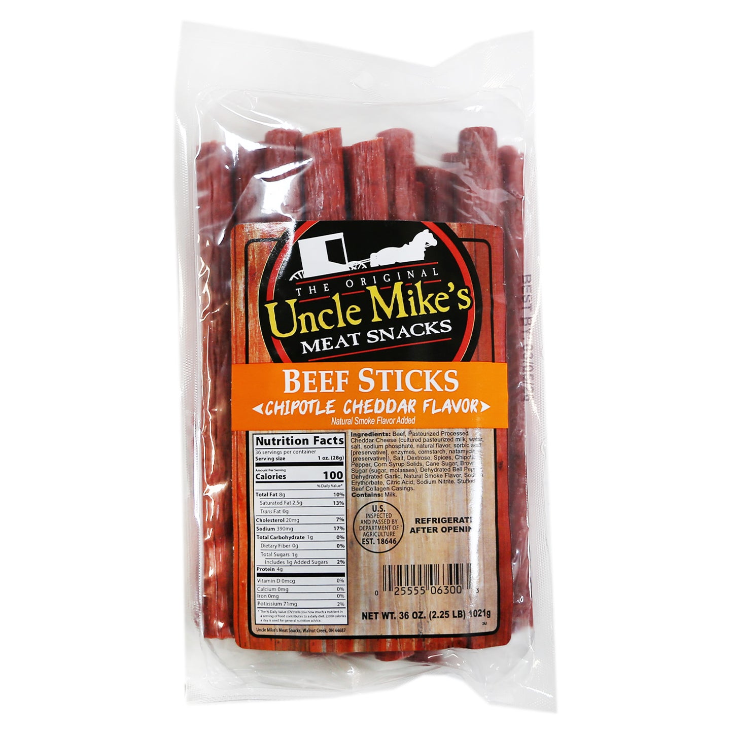 Chipotle Cheddar Beef Sticks - UM