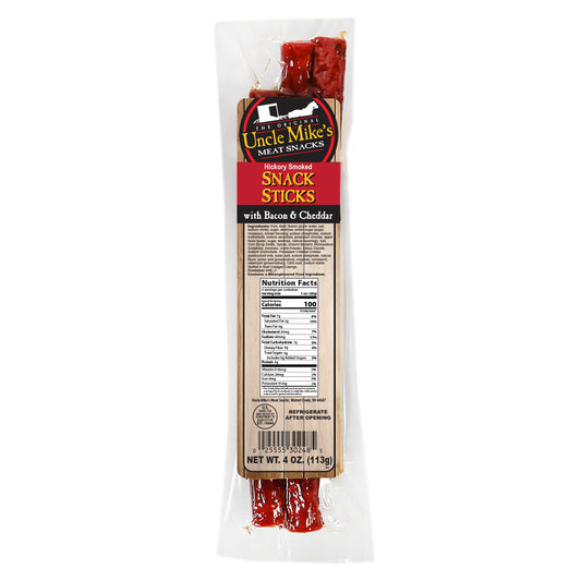 Bacon & Cheddar Snack Sticks - UM
