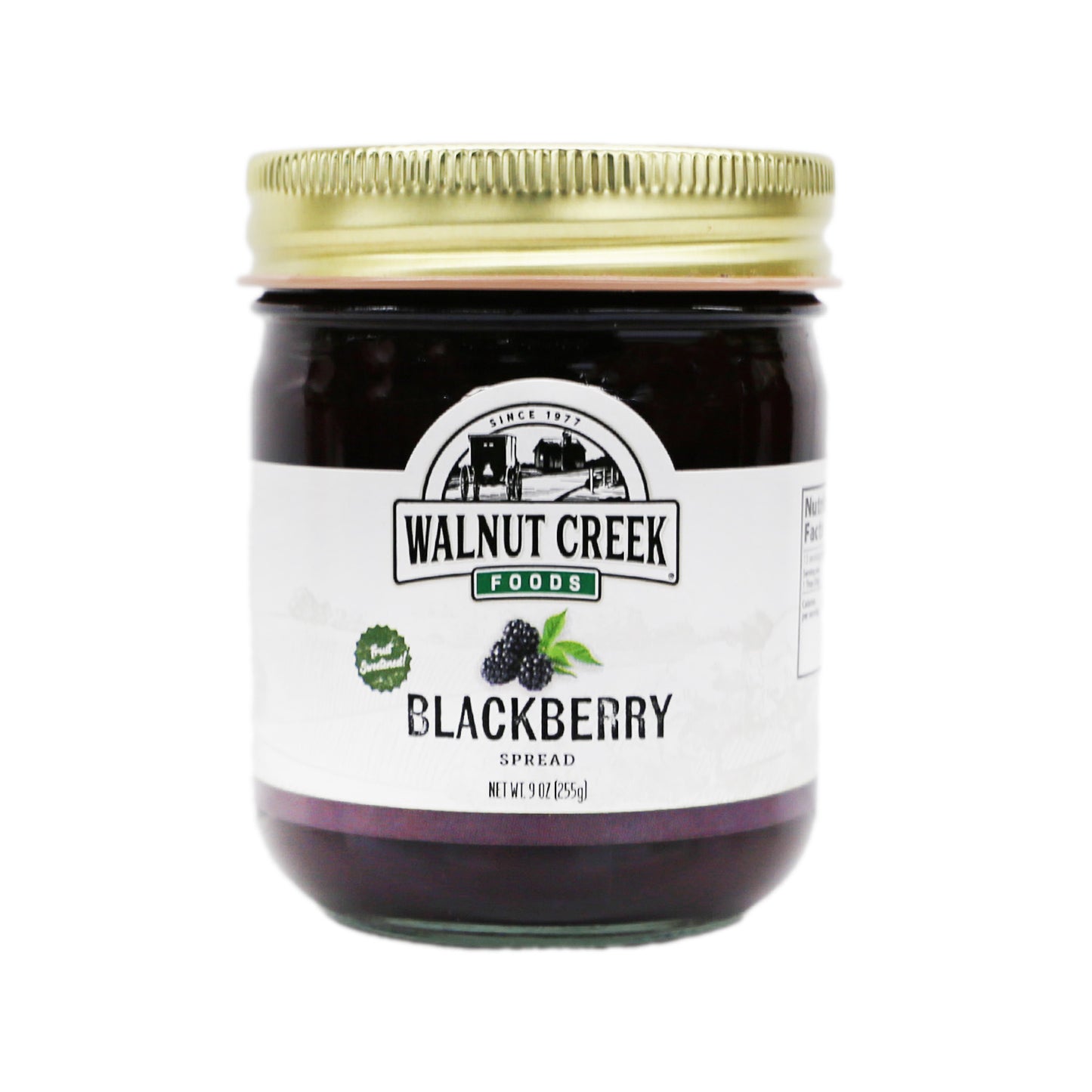 Blackberry Spread - Fruit Sweetened