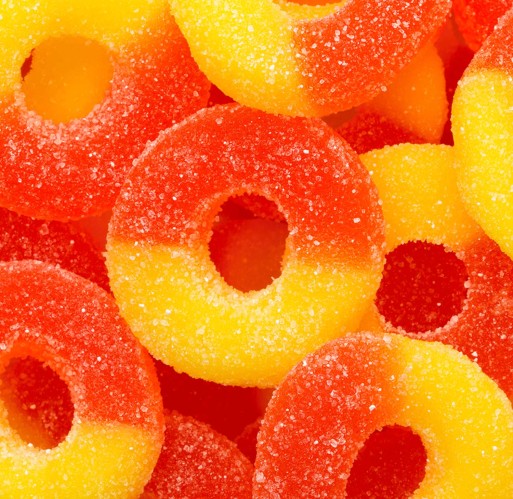 Gummi Peach Rings
