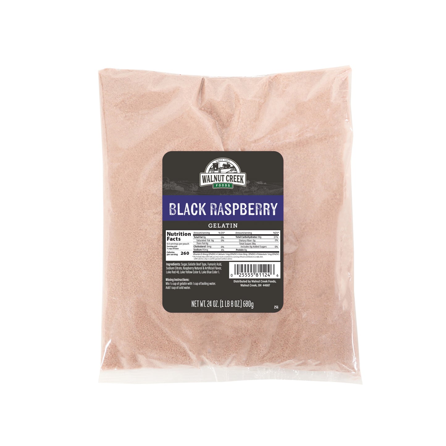 Gelatin - Black Raspberry