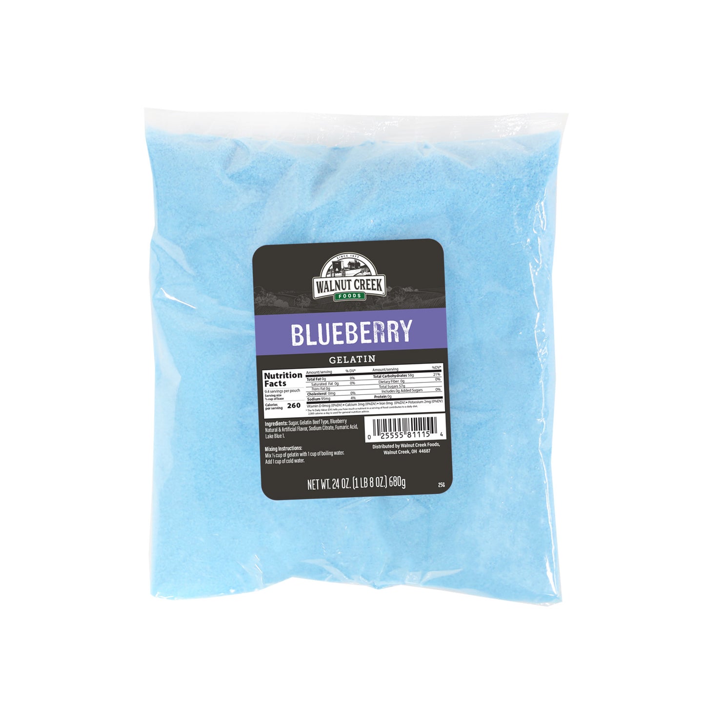 Gelatin - Blueberry