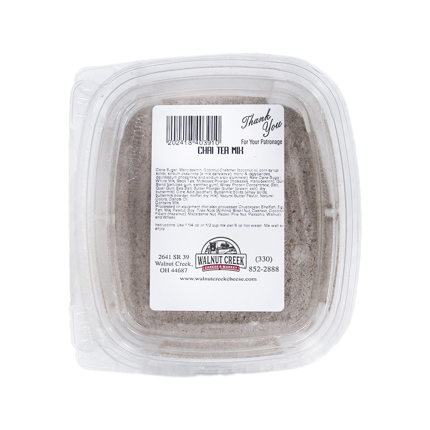 Chai Tea Mix - Original – Walnut Creek Cheese & Market