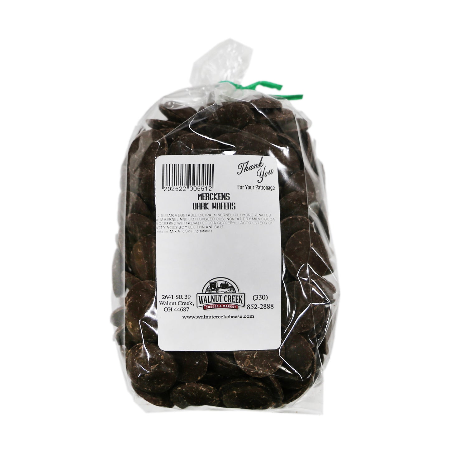 Merckens Chocolate - Dark Chocolate Wafers