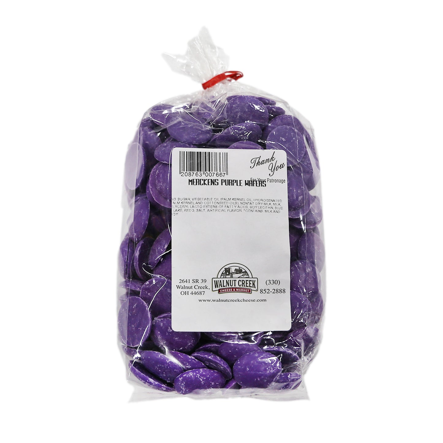 Merckens Chocolate - Purple Wafers