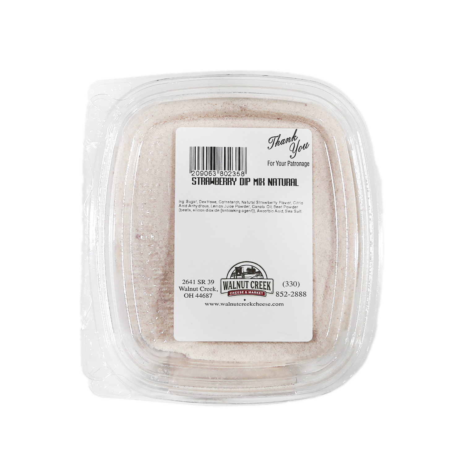 Dip Mix - Natural Strawberry – Walnut Creek Cheese & Market