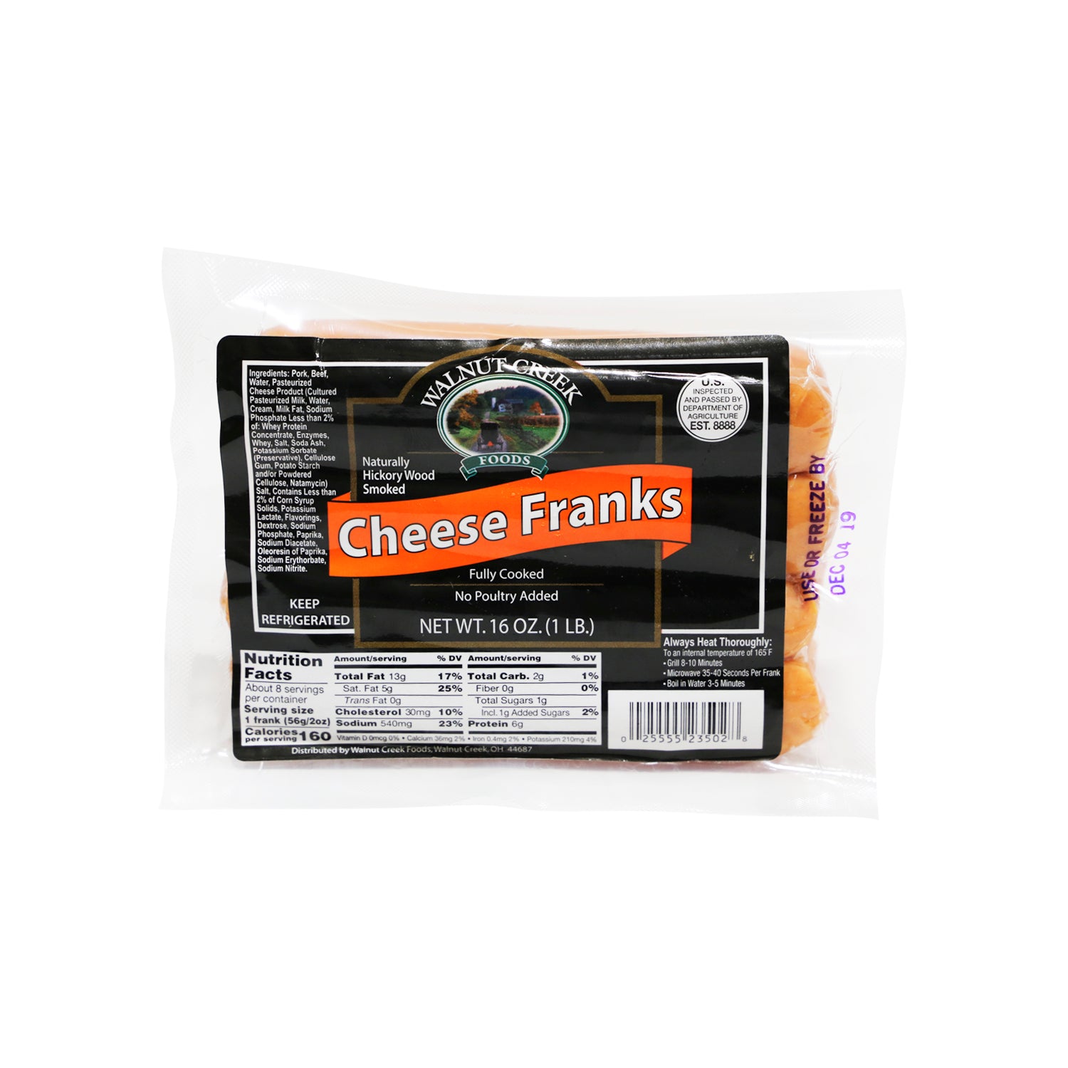 Hot Dogs - Cheese Franks – Walnut Creek Cheese & Market