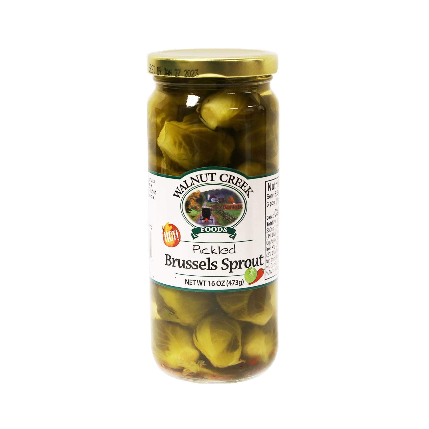 Pickled Brussel Sprouts - Hot – Walnut Creek Cheese & Market