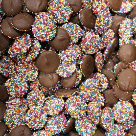 Chocolate Nonpareils - Rainbow