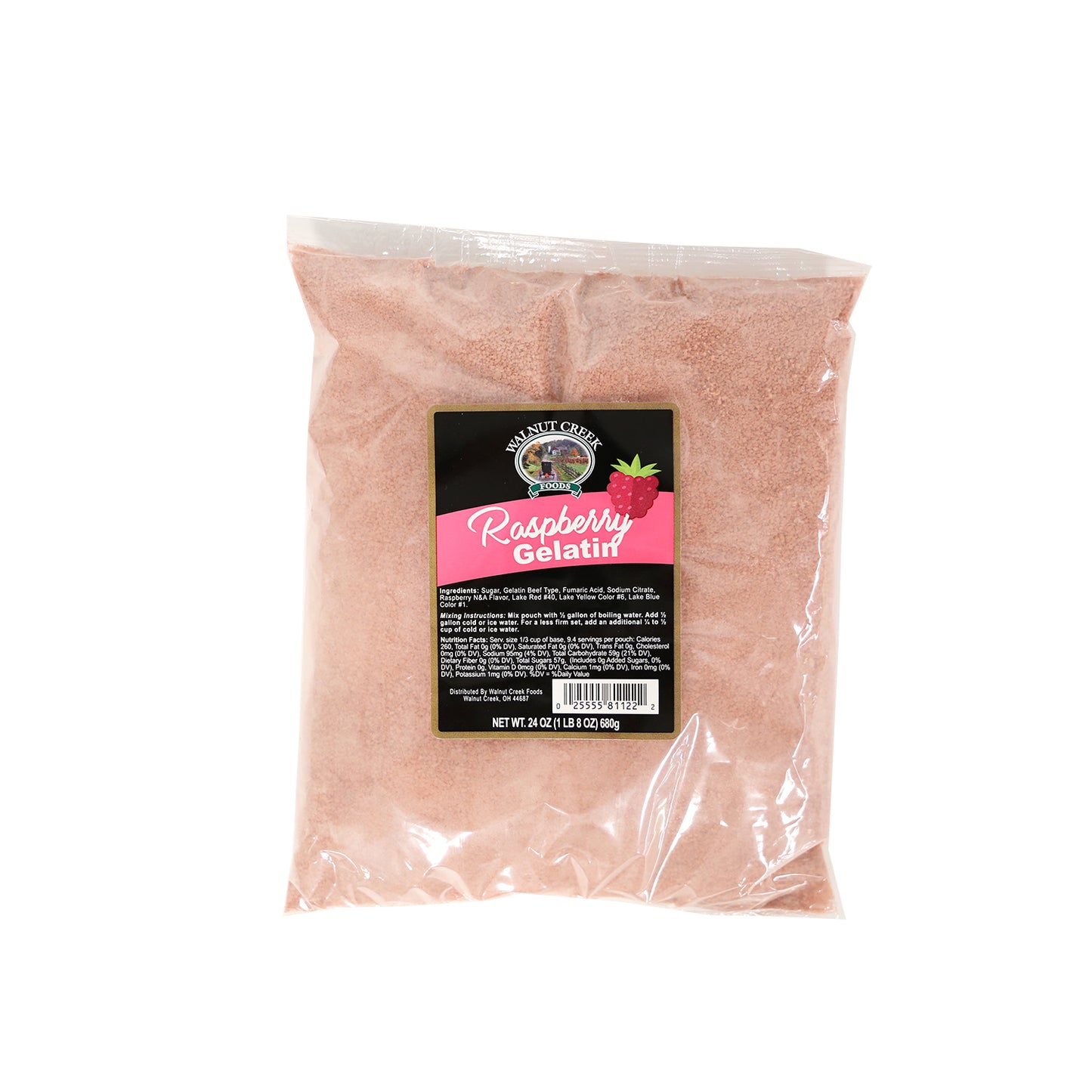 Gelatin - Red Raspberry