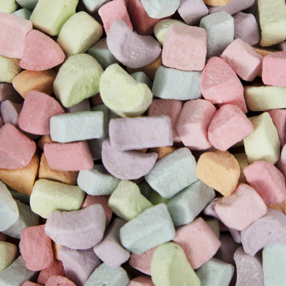 Marshmallow - Dehydrated Colored Marshmallow Shapes