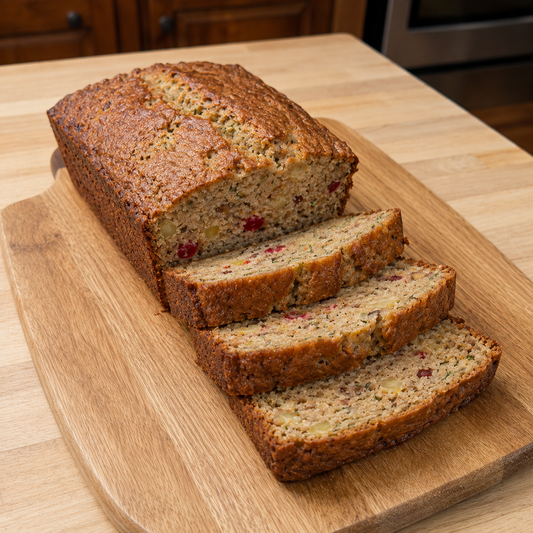 Zucchini Fruit Cocktail Bread