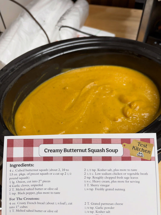 Creamy Butternut Squash Soup