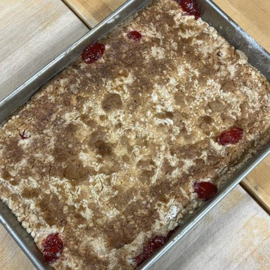 Strawberry Cheesecake Dump Cake