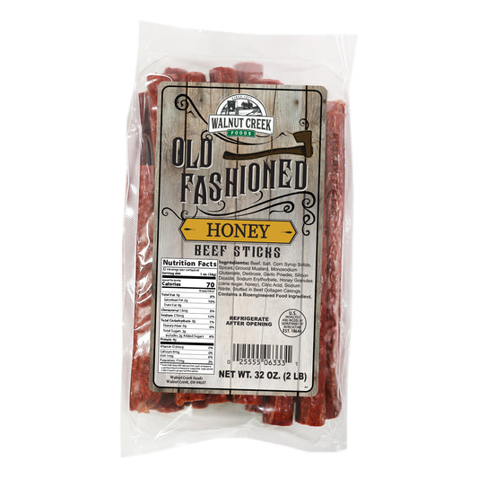 Old Fashioned WC Beef Sticks - Honey