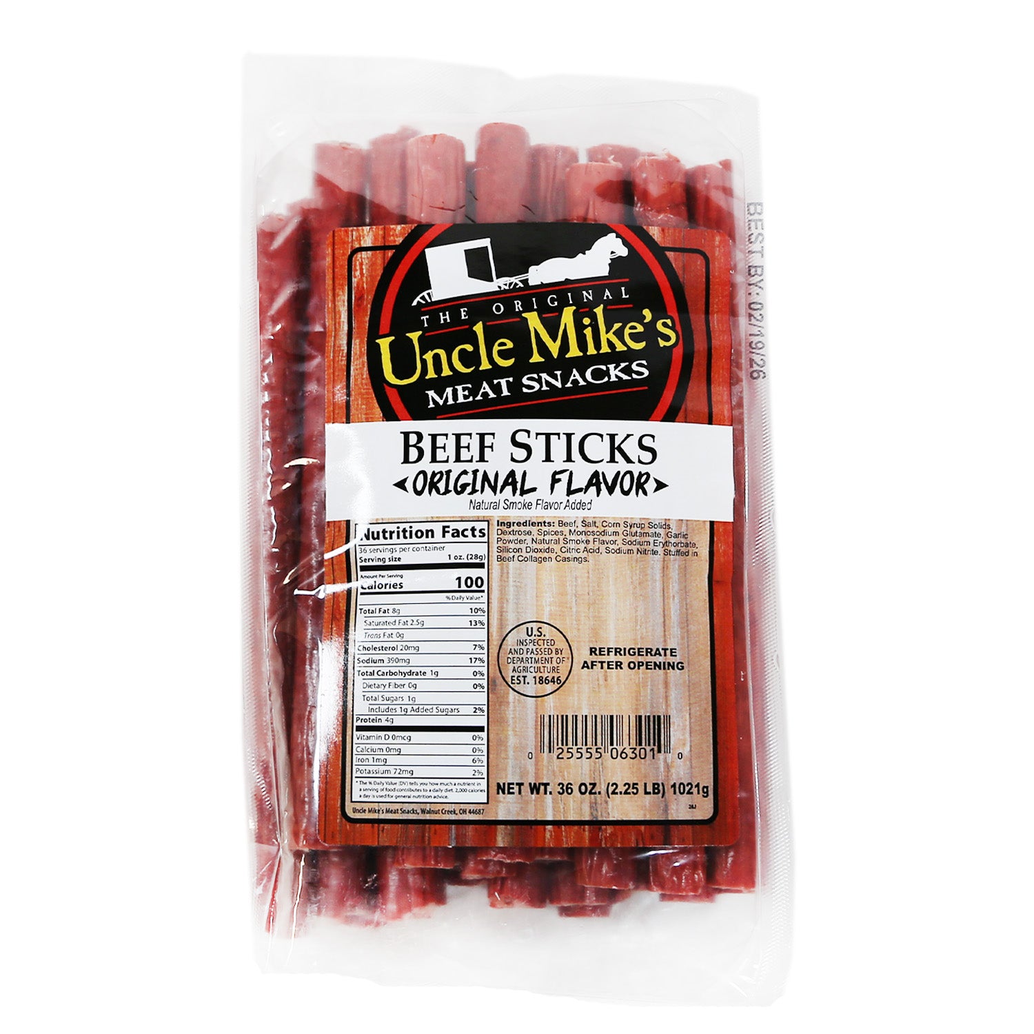 DeliciousTaylormade BeeFace NKTAC ‘26LTD Original Beef Sticks - UM – Walnut Creek Cheese & Market