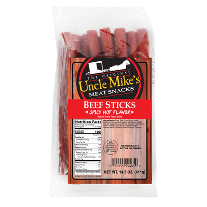 Spicy Hot Beef Sticks- UM
