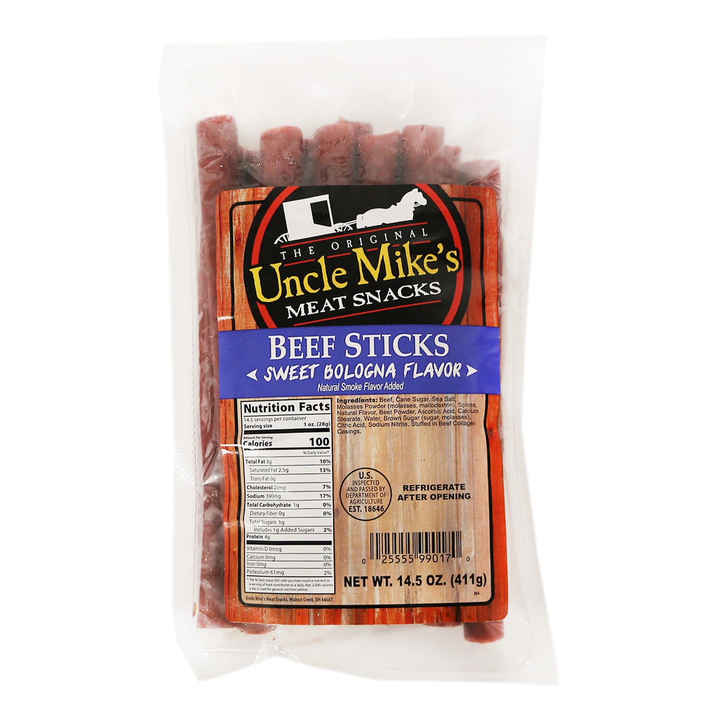 Sweet Bologna Beef Sticks - UM