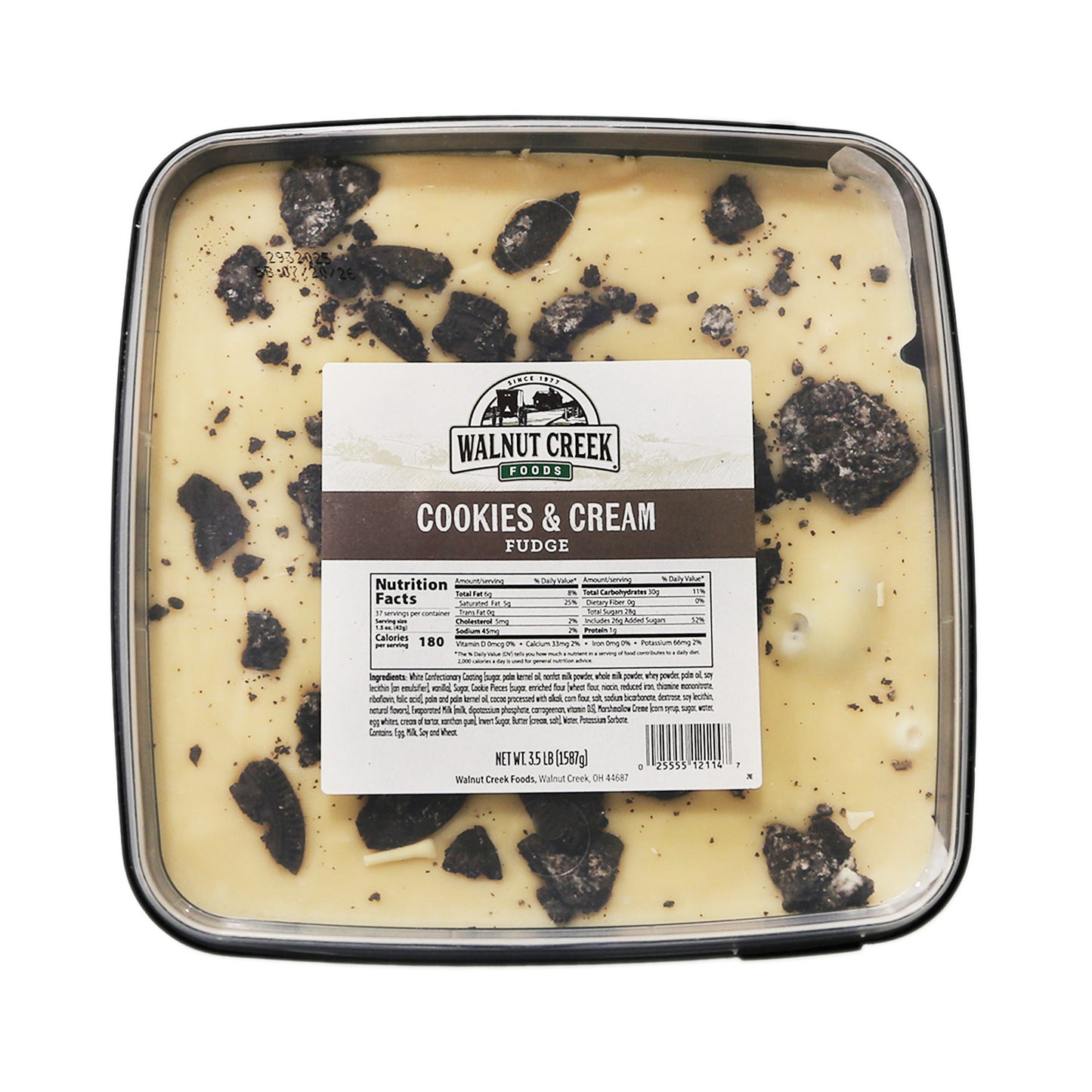Fudge Slab Cookies & Cream