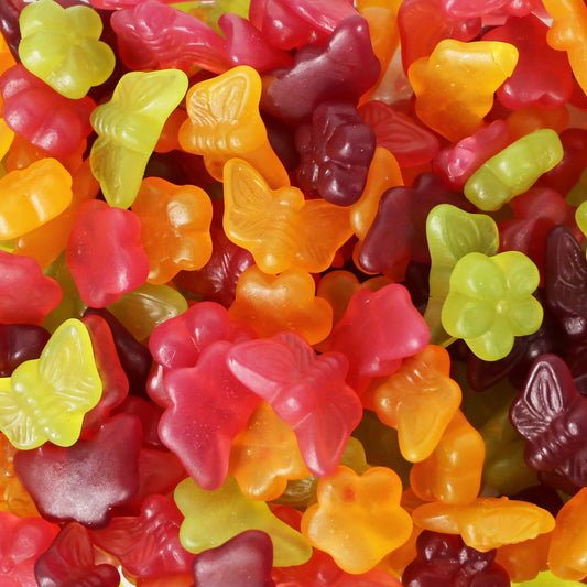 Naturally Colored Gummies - Flowers & Butterflies