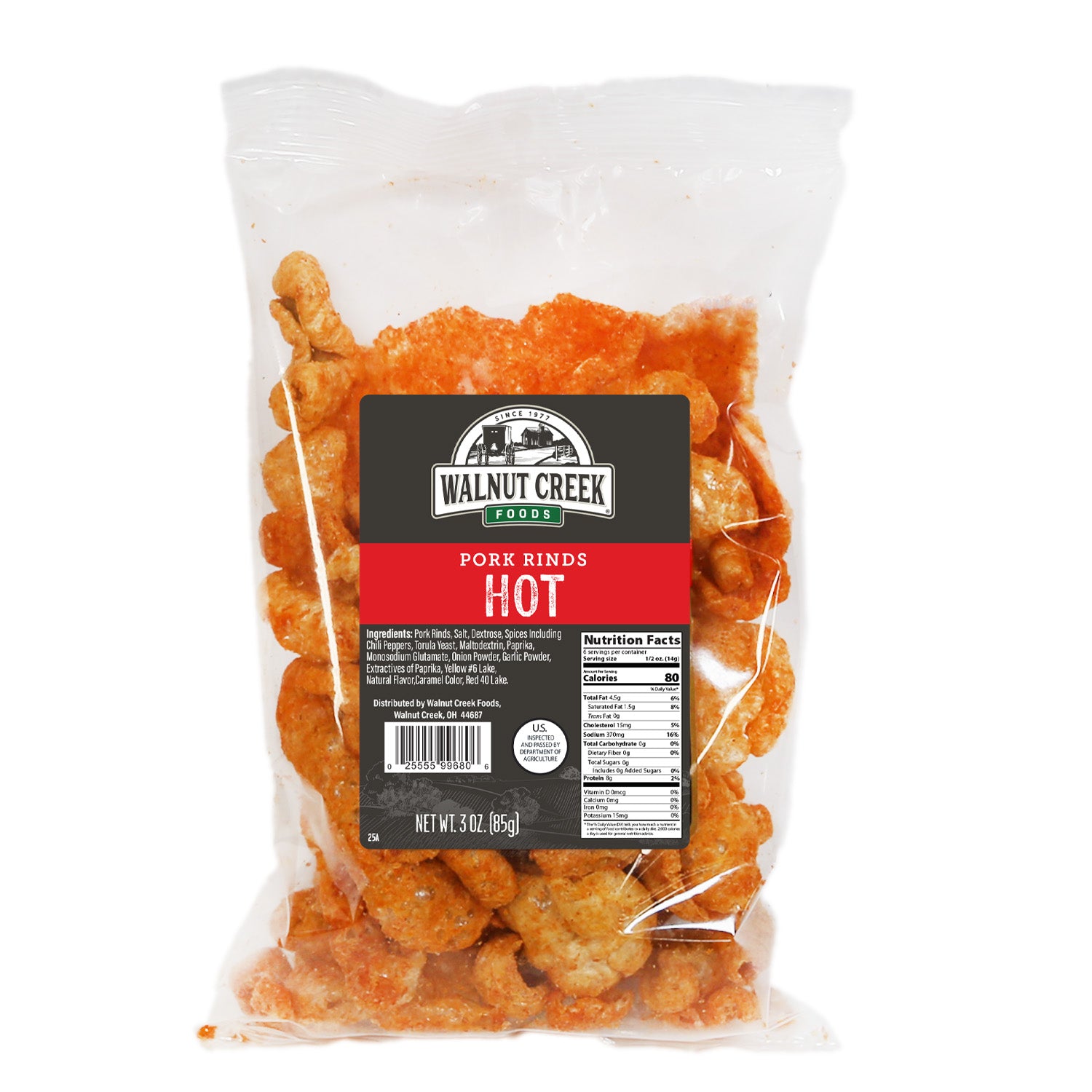 WC Pork Rinds - Hot – Walnut Creek Cheese & Market