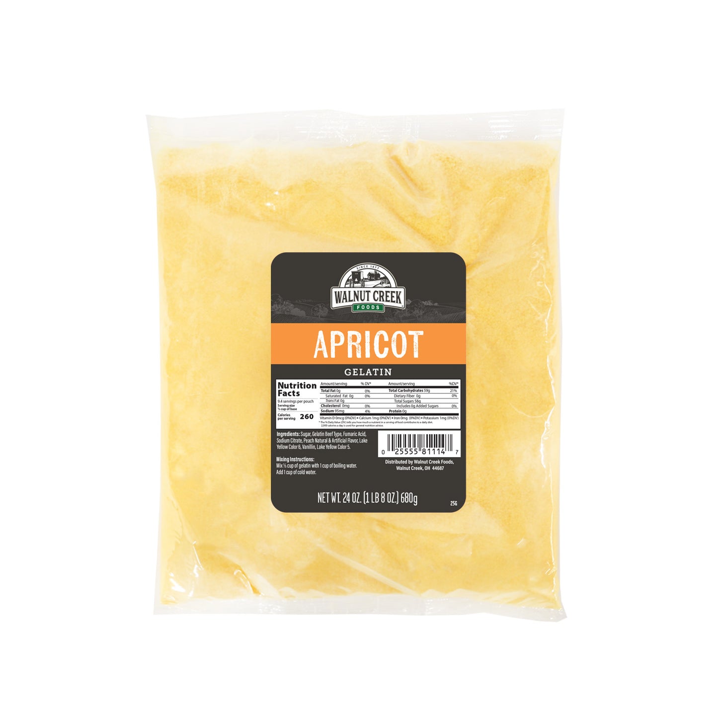 Gelatin - Apricot