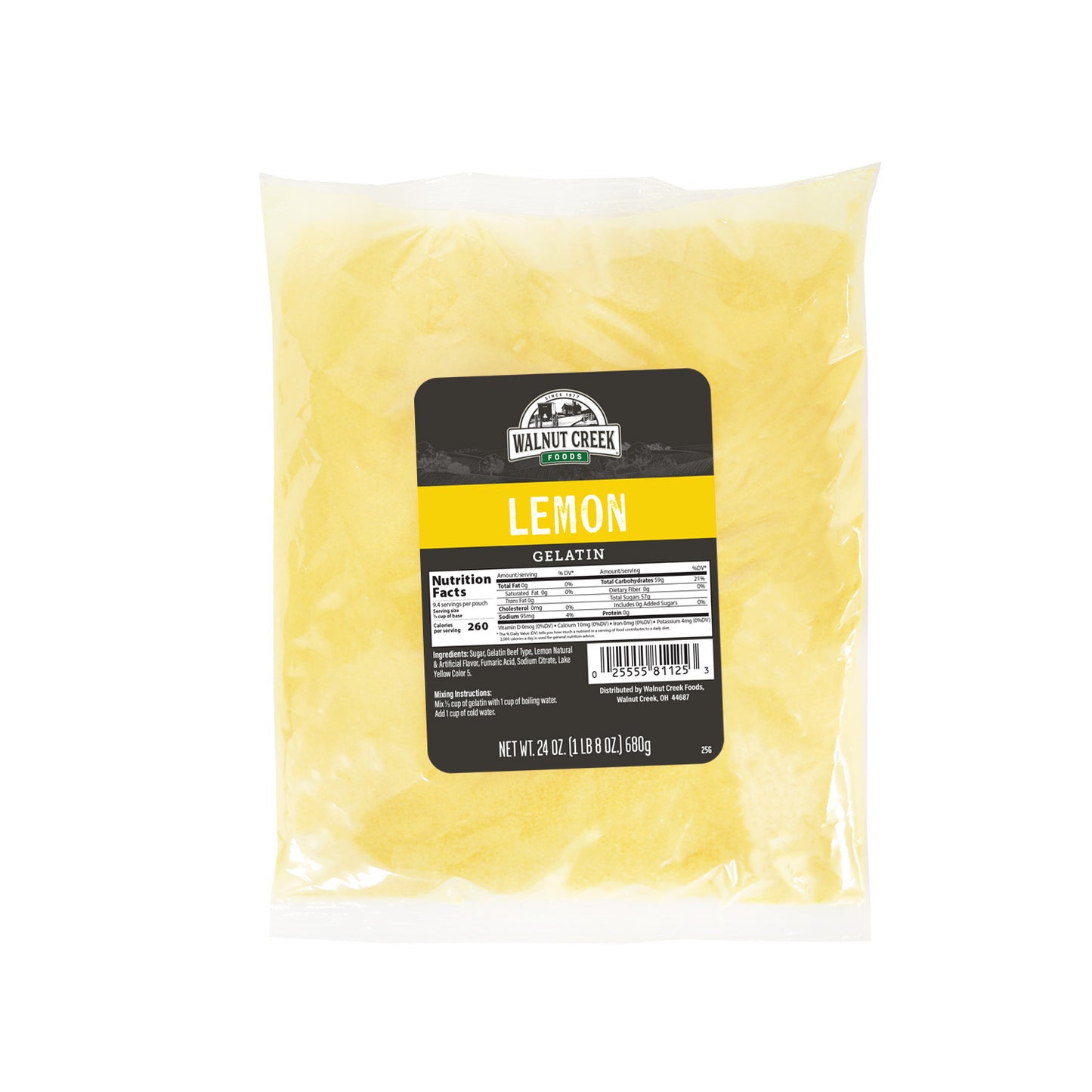 Gelatin - Lemon