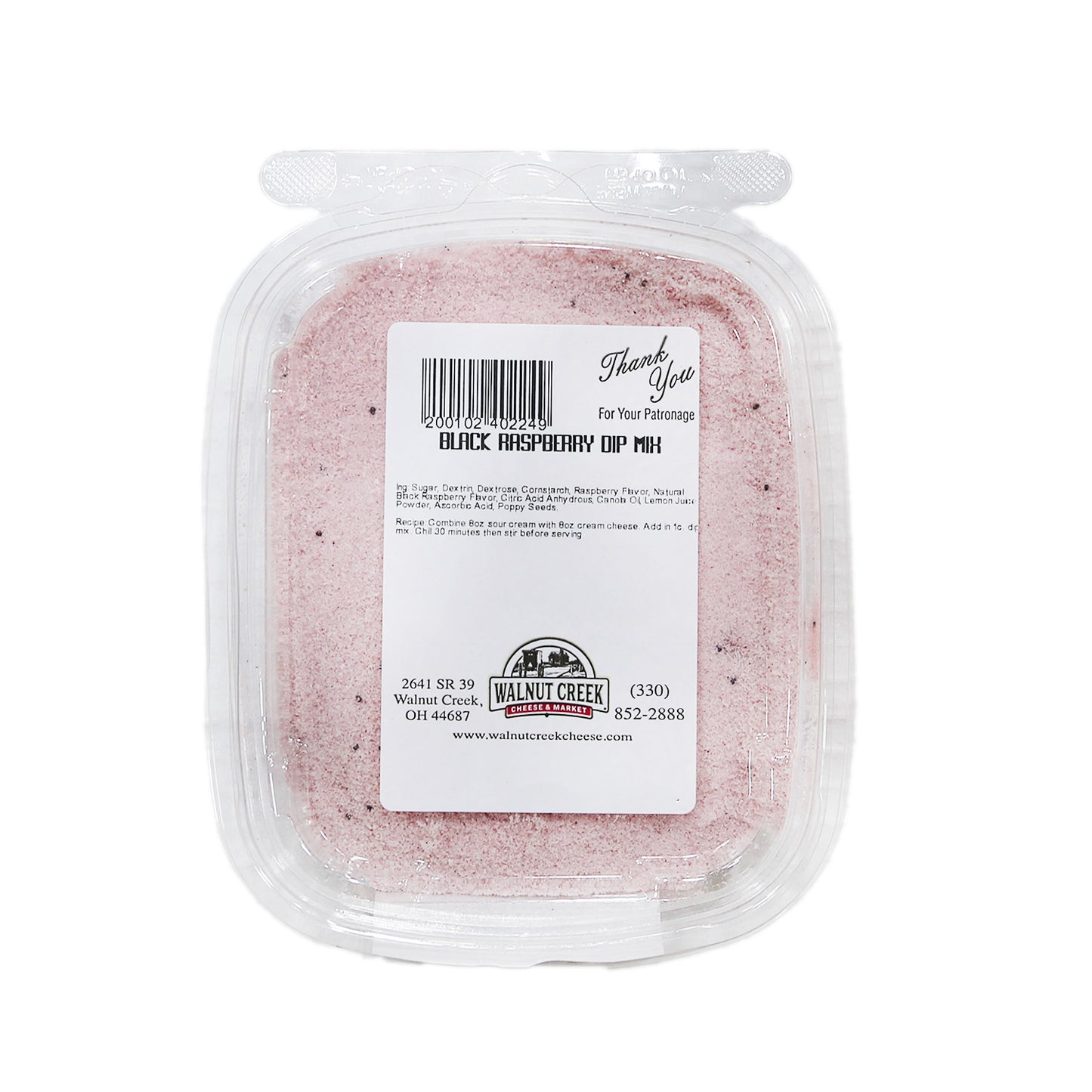 Dip Mix - Natural Black Raspberry