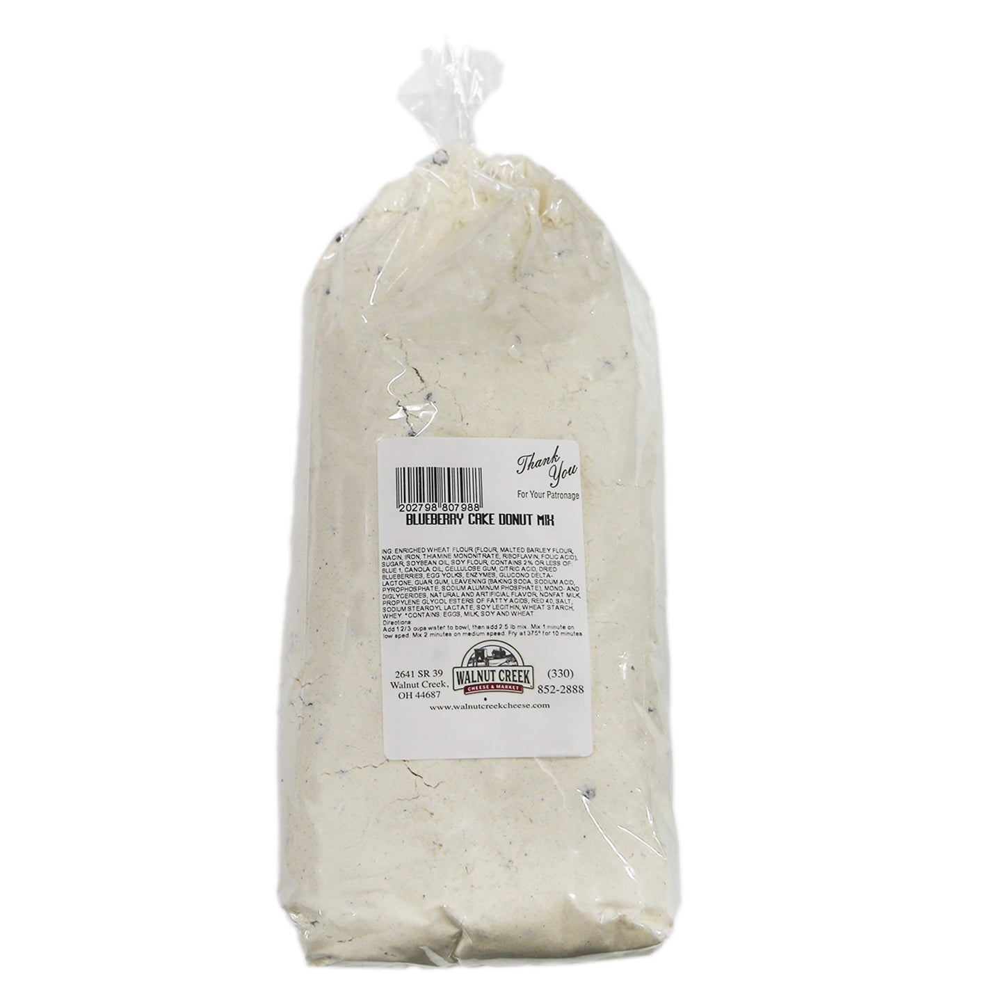 Blueberry Cake Donut Mix