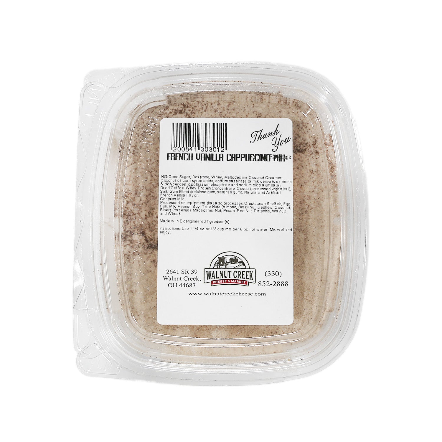 Cappuccino Mix - Decaf French Vanilla – Walnut Creek Cheese & Market