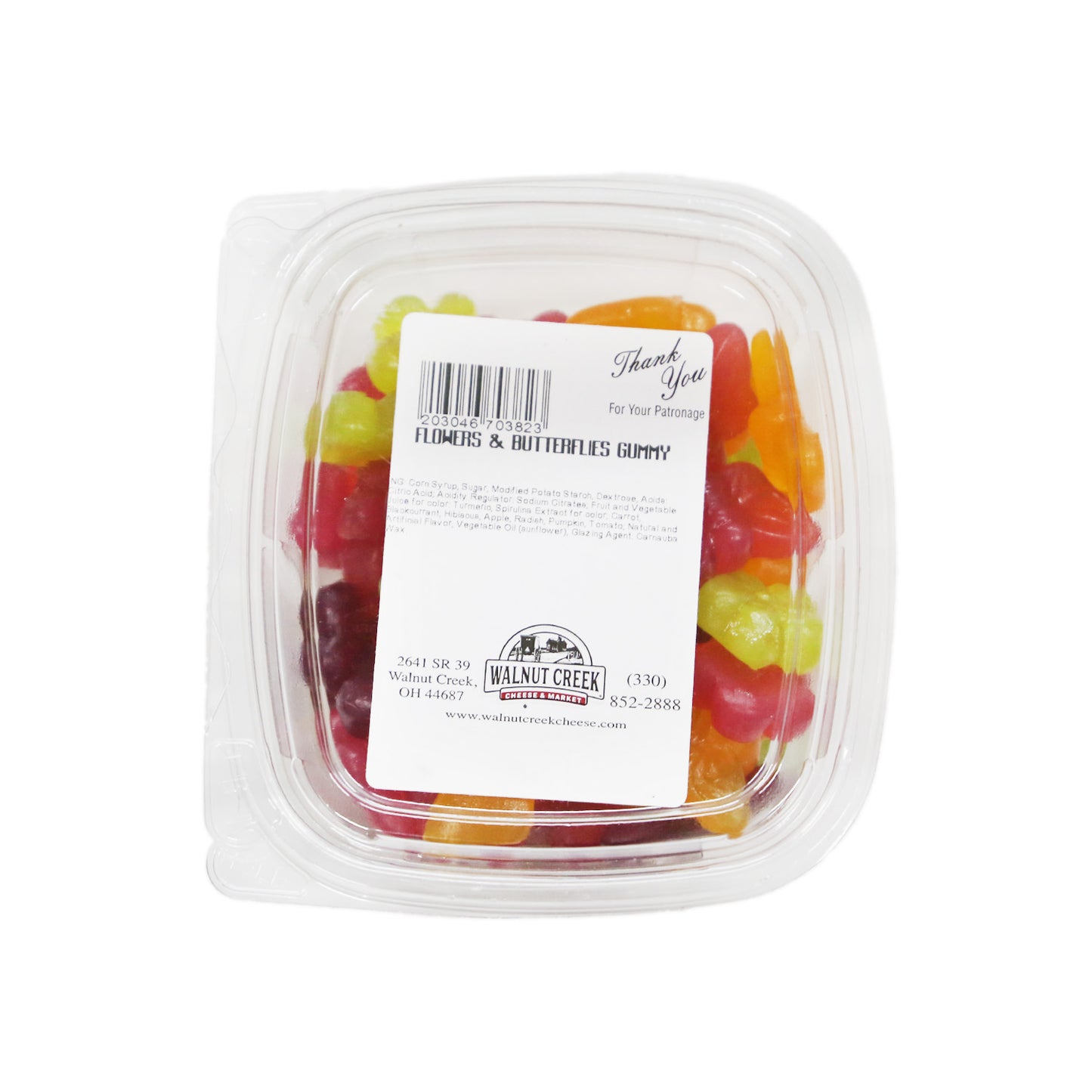 Naturally Colored Gummies - Flowers & Butterflies