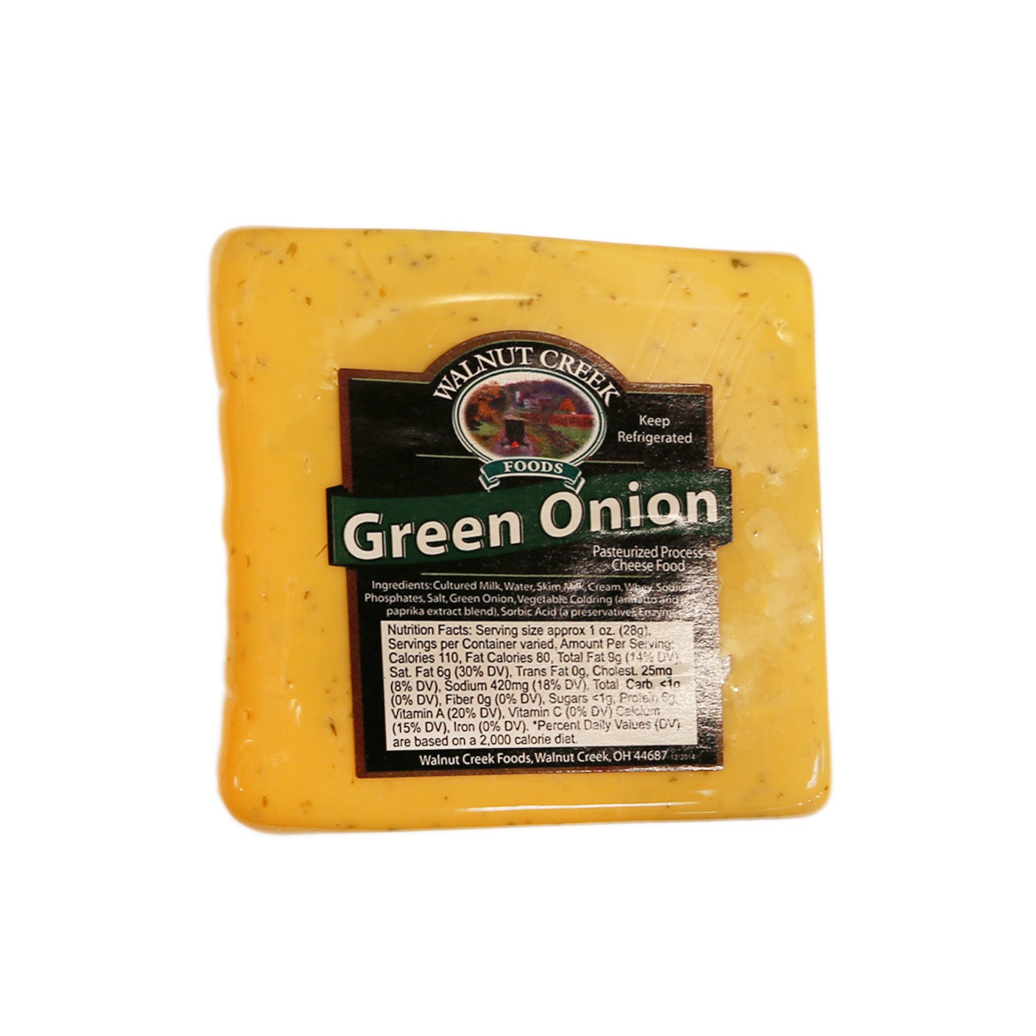Green Onion Cheese - Yellow – Walnut Creek Cheese & Market