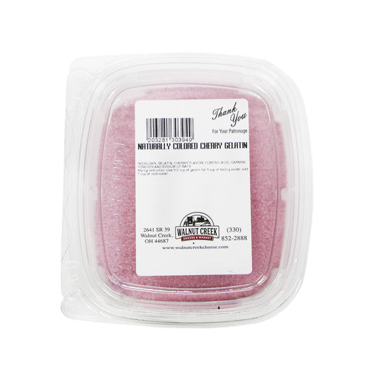 Naturally Colored Gelatin - Cherry