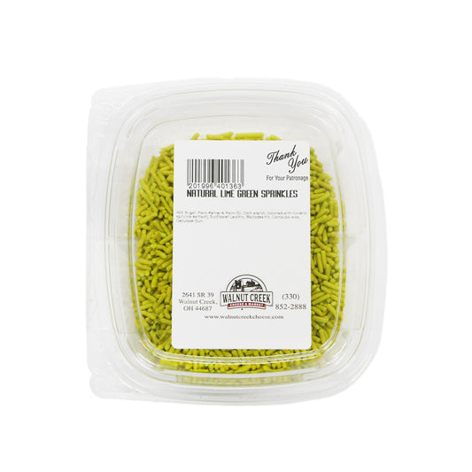 Natural Colored Sprinkles - Lime Green