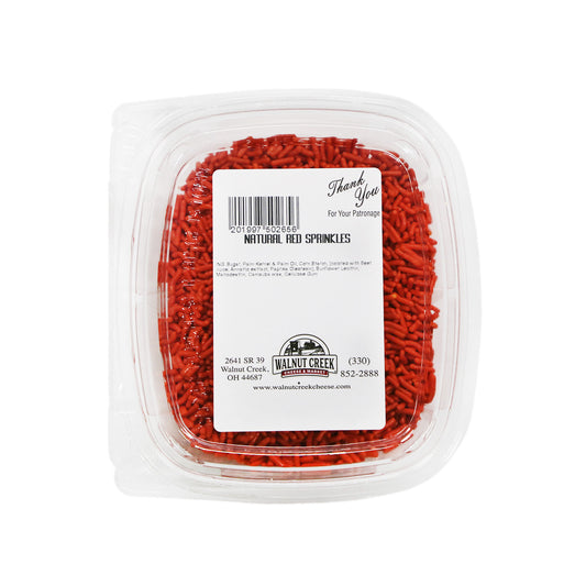 Natural Colored Sprinkles - Red