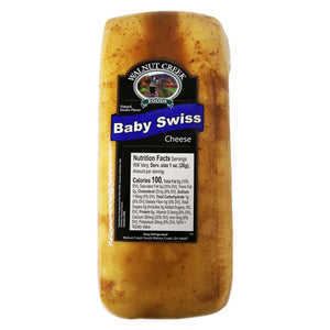
            
                Load image into Gallery viewer, Smoked Baby Swiss Wedge
            
        