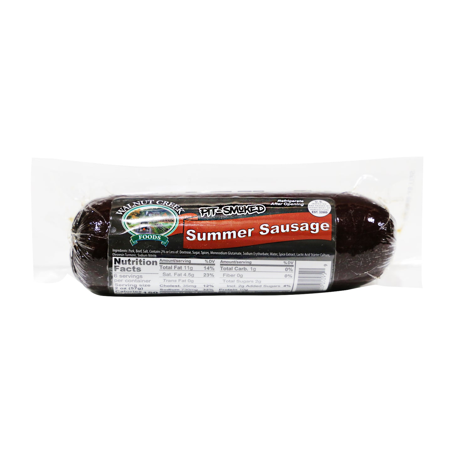 Summer Sausage - Pit Smoked Original