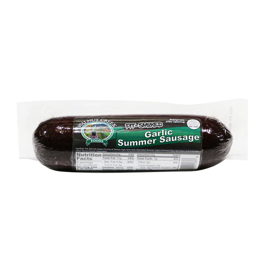 Summer Sausage - Pit Smoked Garlic