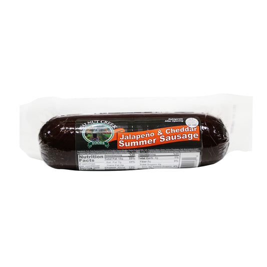 Summer Sausage - Jalapeño and Chedder