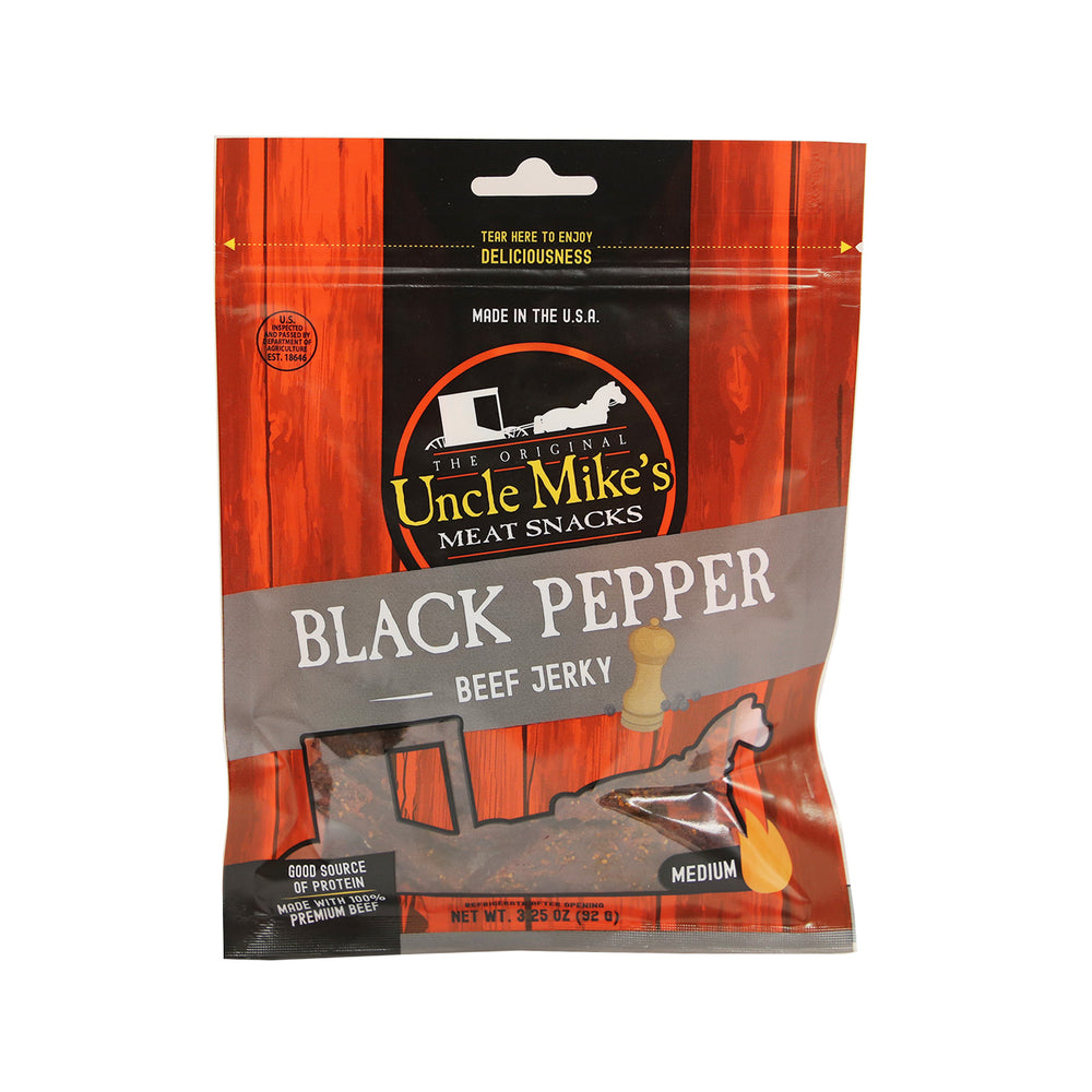 
            
                Load image into Gallery viewer, Black Pepper Beef Jerky - UM
            
        