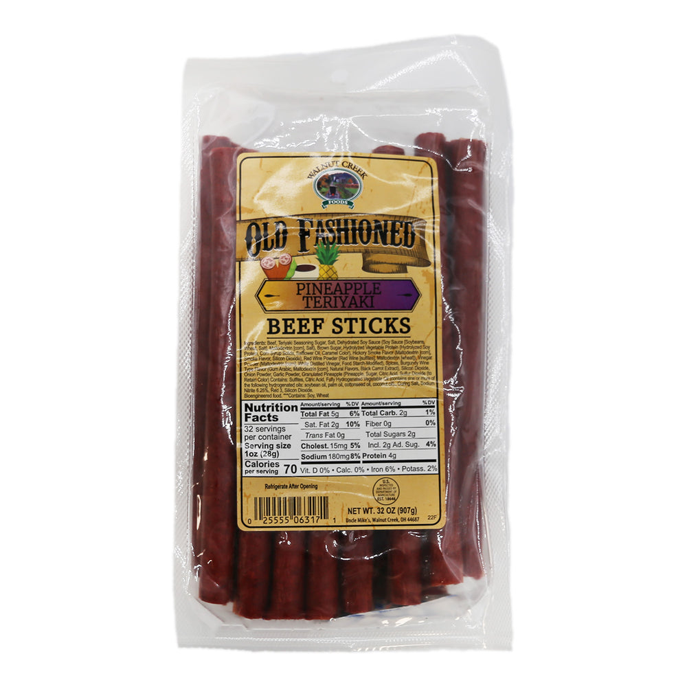
            
                Load image into Gallery viewer, Old Fashioned WC Beef Sticks - Pineapple Teriyaki
            
        