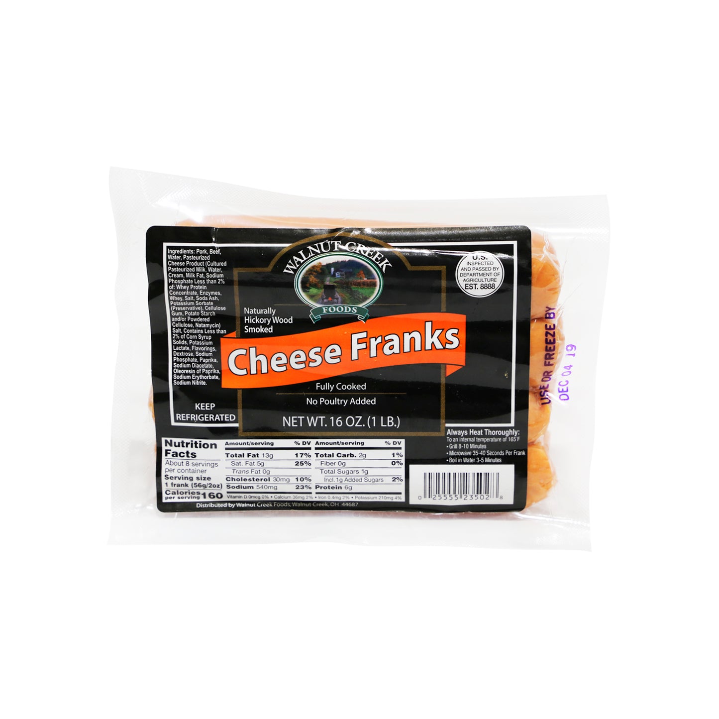 Hot Dogs - Cheese Franks