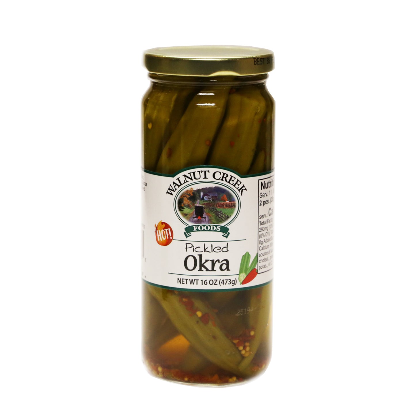 Pickled Okra - Hot