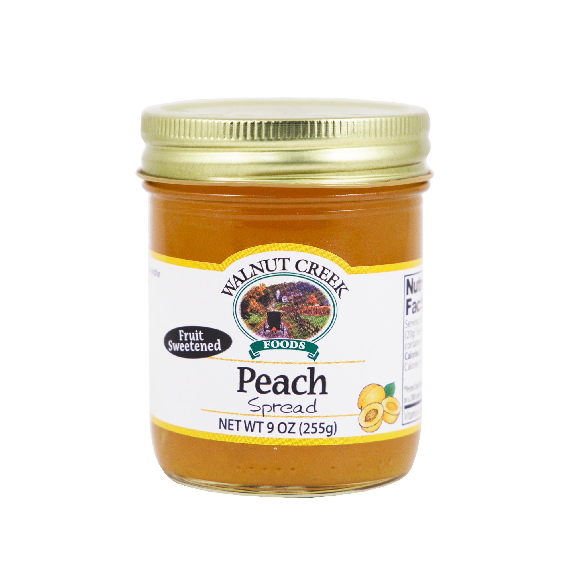 Peach Spread - Fruit Sweetened – Walnut Creek Cheese & Market