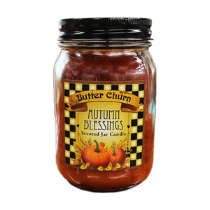 Butter Churn Candle - Autumn Blessings 12 oz