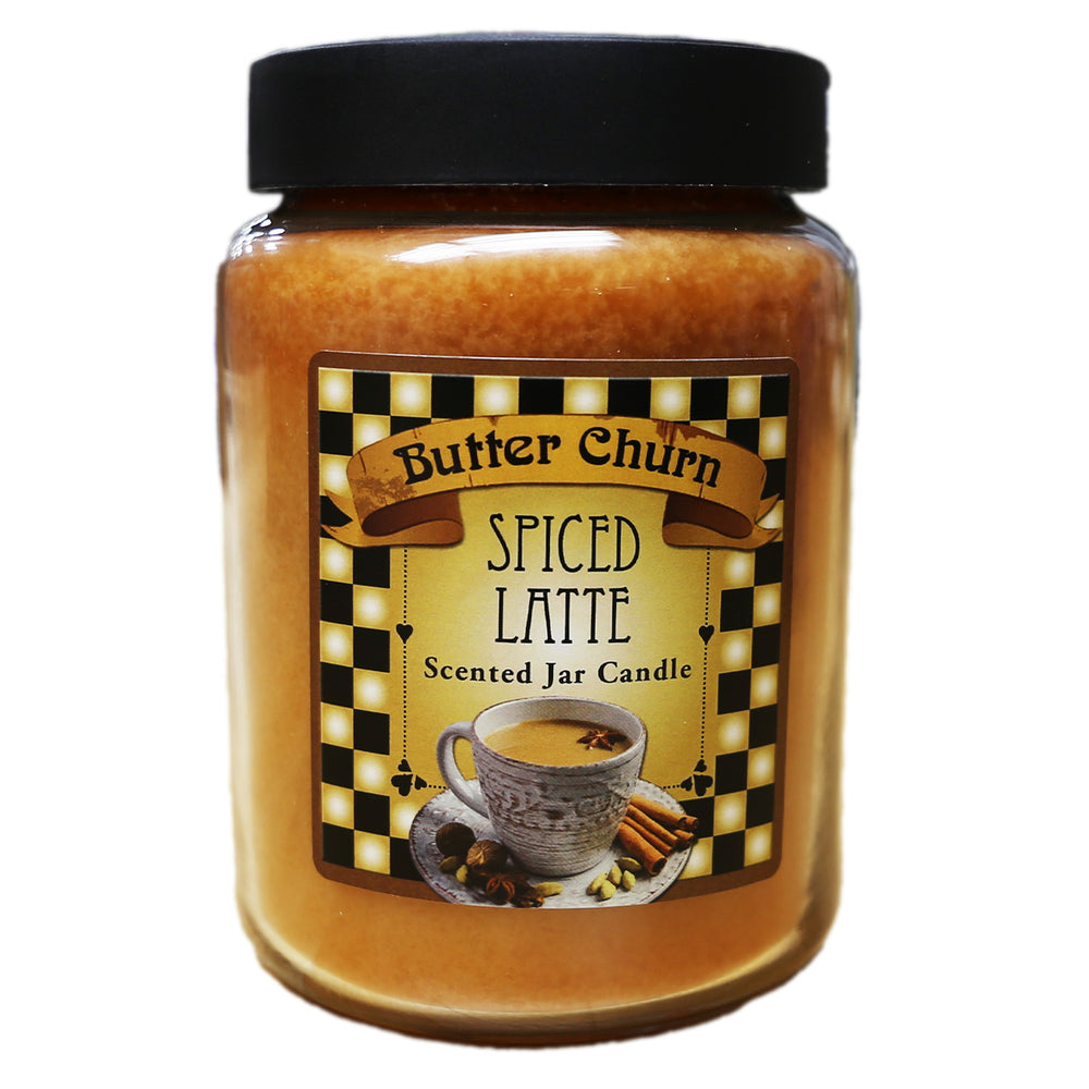 Butter Churn Candle - Spiced Latte 26 oz