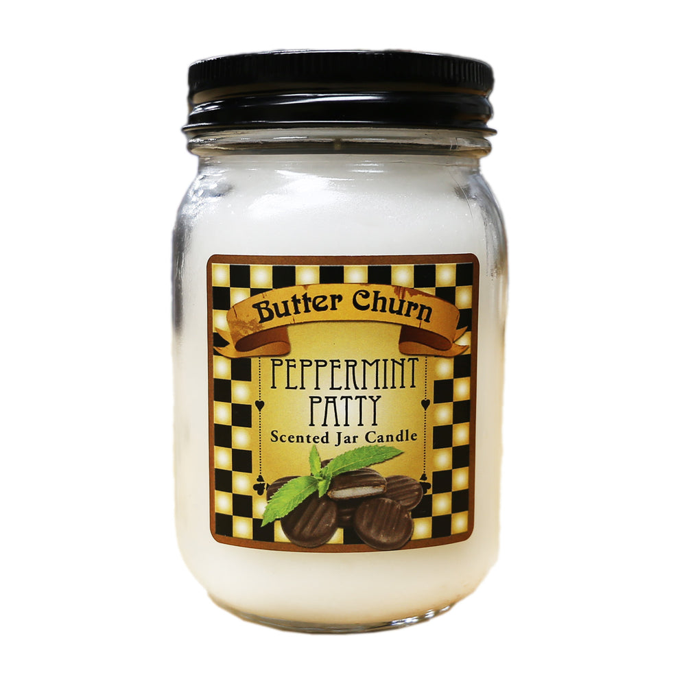 Butter Churn Candle - Peppermint Patty 12 oz